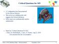 Critical Questions for SiD PowerPoint PPT Presentation