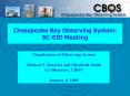 Chesapeake Bay Observing System: SC-EID Meeting PowerPoint PPT Presentation