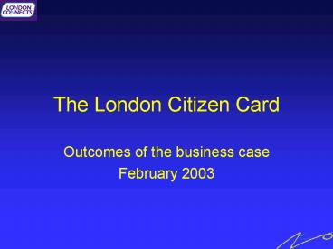 The London Citizen Card