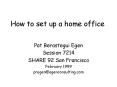 How to set up a home office PowerPoint PPT Presentation