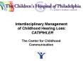 The Center for Childhood Communication PowerPoint PPT Presentation