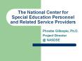 The National Center for Special Education Personnel and Related Service Providers PowerPoint PPT Presentation