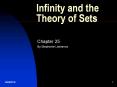 Infinity and the Theory of Sets PowerPoint PPT Presentation