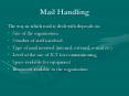 Mail Handling PowerPoint PPT Presentation