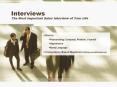 Interviews The Most Important Sales Interview of Your Life PowerPoint PPT Presentation