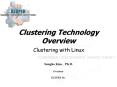 Clustering Technology Overview PowerPoint PPT Presentation