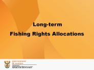 Longterm Fishing Rights Allocations