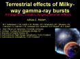 Terrestrial effects of Milky-way gamma-ray bursts PowerPoint PPT Presentation
