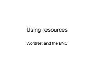 Using resources