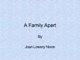 A Family Apart PowerPoint PPT Presentation