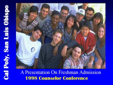 Cal Poly, San Luis Obispo