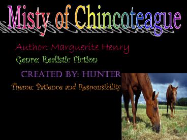 Misty of Chincoteague