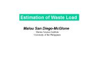 Estimation of Waste Load