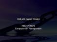 Dell and Supply Chains PowerPoint PPT Presentation