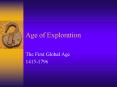 Age of Exploration PowerPoint PPT Presentation