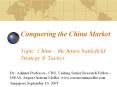 Conquering%20the%20China%20Market%20%20Topic:%20China%20 PowerPoint PPT Presentation