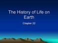 The History of Life on Earth PowerPoint PPT Presentation