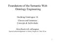 Foundations of the Semantic Web: Ontology Engineering PowerPoint PPT Presentation