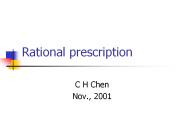 Rational prescription