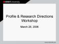 Profile PowerPoint PPT Presentation