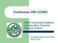 Continuous CRP CCRP PowerPoint PPT Presentation