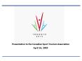 Presentation to the Canadian Sport Tourism Association PowerPoint PPT Presentation