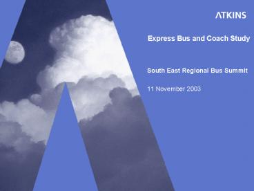 Express Bus and Coach Study