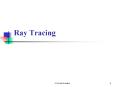 Ray Tracing PowerPoint PPT Presentation