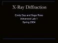X-Ray%20Diffraction PowerPoint PPT Presentation