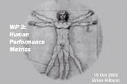 WP 3: Human Performance Metrics