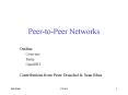 PeertoPeer Networks PowerPoint PPT Presentation