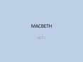 MACBETH PowerPoint PPT Presentation