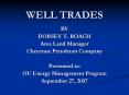 WELL TRADES PowerPoint PPT Presentation