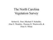 The North Carolina Vegetation Survey