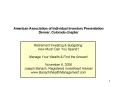American Association of Individual Investors Presentation Denver, Colorado chapter PowerPoint PPT Presentation