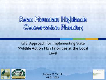 Roan Mountain Highlands Conservation Planning