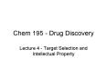 Chem 195 Drug Discovery PowerPoint PPT Presentation