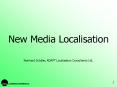 New Media Localisation PowerPoint PPT Presentation