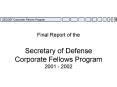 Final Report of the 199596 SECDEF Fellows Program PowerPoint PPT Presentation