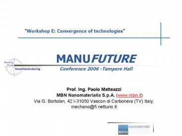 MANUFUTURE