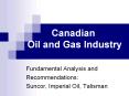 Canadian   Oil and Gas Industry PowerPoint PPT Presentation