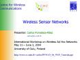 Wireless Sensor Networks PowerPoint PPT Presentation
