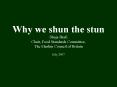 Why we shun the stun Shuja Shafi Chair, Food Standards Committee, The Muslim Council of Britain July PowerPoint PPT Presentation