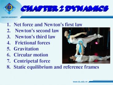 Net force and Newton's first law