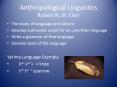 Anthropological Linguistics Robert N' St' Clair PowerPoint PPT Presentation