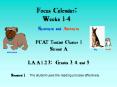 Focus Calendar: Weeks 14 PowerPoint PPT Presentation