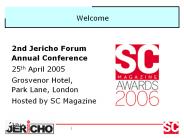 2nd Jericho Forum Annual Conference