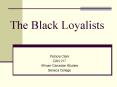 The Black Loyalists