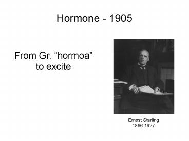 Hormone 1905