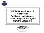 HIPAA Summit West II